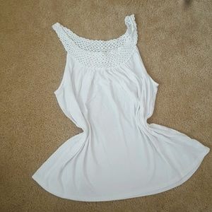 White tank top